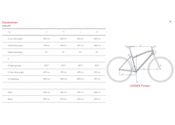 R Raymon AirRay 11.0 - Sähkömaastopyörä / EMTB 11 R Raymon AirRay 11.0 - Sähkömaastopyörä / EMTB -Polkupyörän Varusteet Myyntikauppa airray 11.0 geometriat