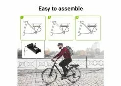 Boostbike Sähköpyörän Akku 432Wh -Polkupyörän Varusteet Myyntikauppa green cell battery 36v 12ah 432wh rear rack for e bike pedelec 3
