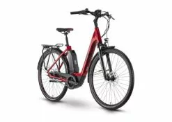 R Raymon CityRay E 4.0 28" Jalkajarrullinen - Punainen - Sähkökaupunkipyörä