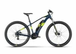 R Raymon HardRay E 1.0 - Sähkömaastopyörä - Sininen -Polkupyörän Varusteet Myyntikauppa ray hardraye10 29 darkblue lime front