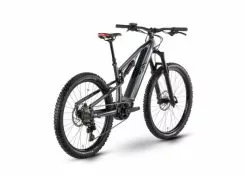 R Raymon TrailRay 160E 8.0 - Sähkömaastopyörä - Musta -Polkupyörän Varusteet Myyntikauppa ray trailray 160 e80 27 29 anthracite black red back