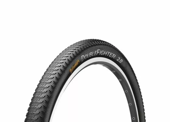 Continental Double Fighter 3 Kaupunkirengas 27.5x2.00 50-584, Musta 3 Continental Double Fighter 3 Kaupunkirengas 27.5x2.00 50-584, Musta