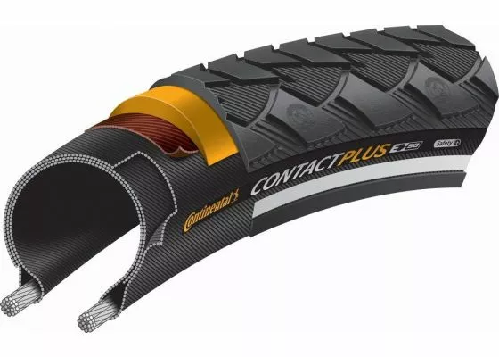 Continental Contact Plus Reflex Kaupunkirengas 28x1.4 37-622 3 Continental Contact Plus Reflex Kaupunkirengas 28x1.4 37-622